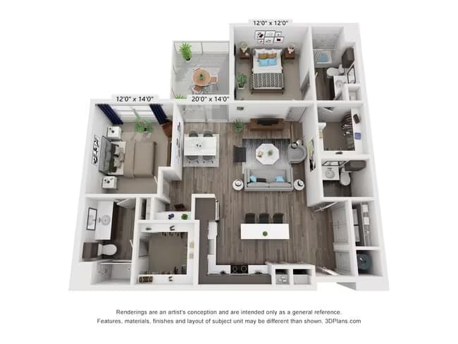 B3 3312 floor plan