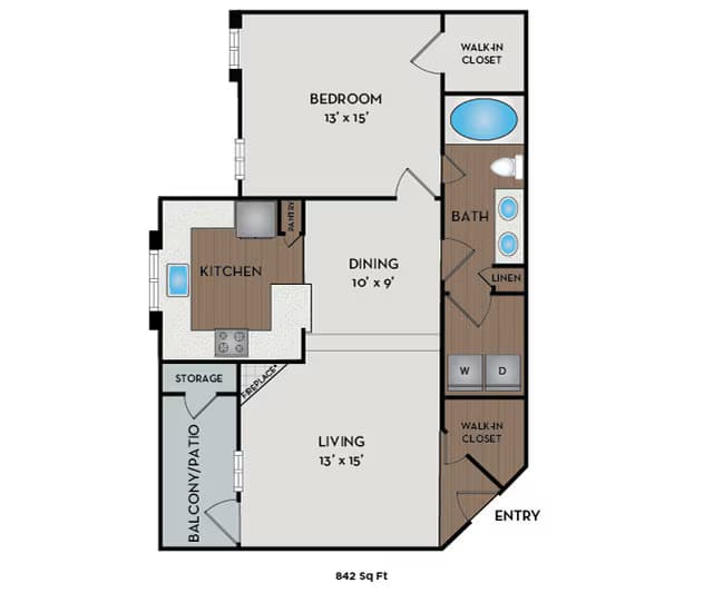 Unit 1113 425 floor plan