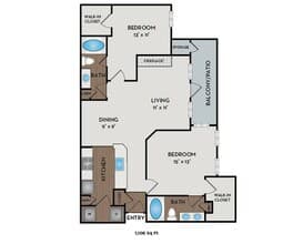 Pebble Beach 136 floor plan