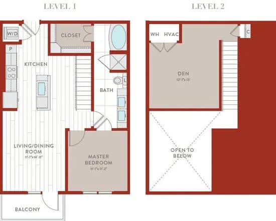 Unit 1454 1454 floor plan