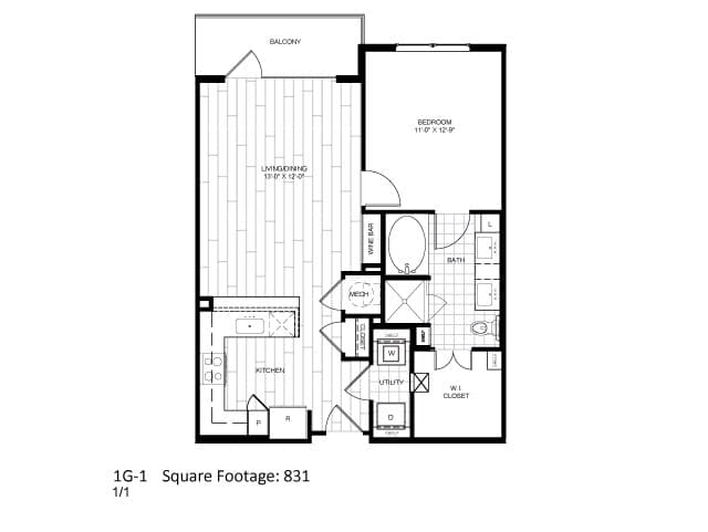 A4 Classic 01-1232 floor plan