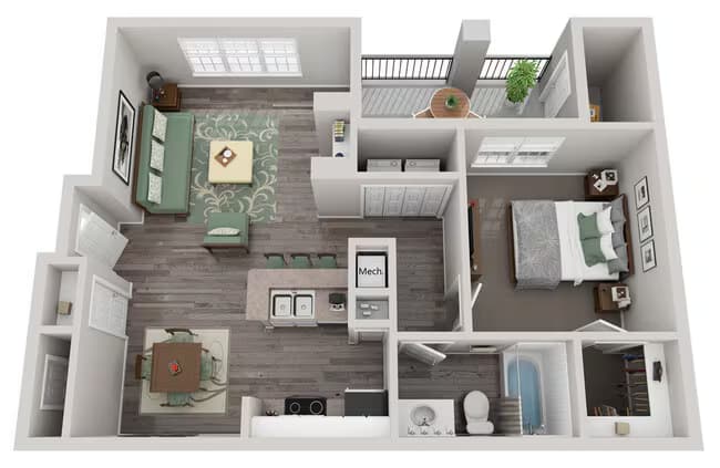 Unit 03106 08306 floor plan