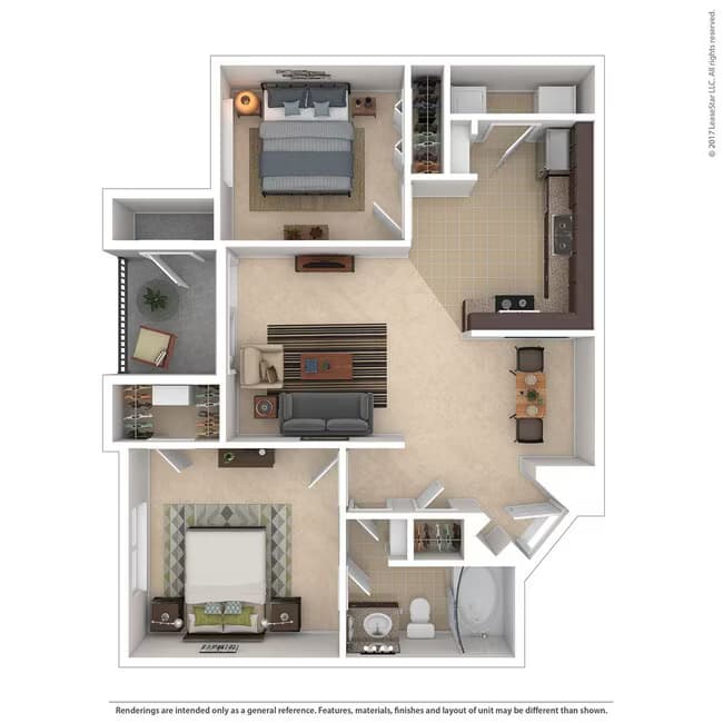 Unit 1725 1725 floor plan