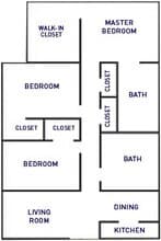 3 Bed 2 Bath 04-2098 floor plan