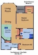 B-1 1310 floor plan