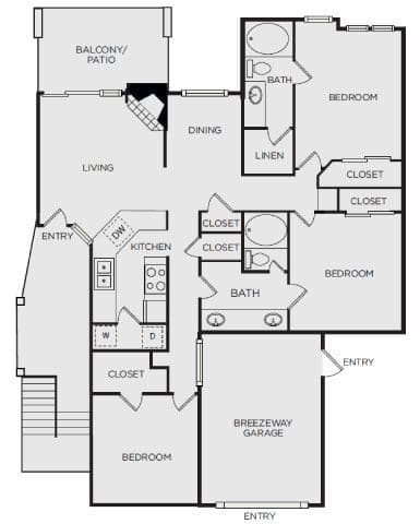 Unit 1304 1304 floor plan