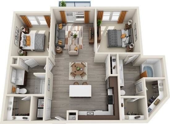 B1.1 3033 floor plan