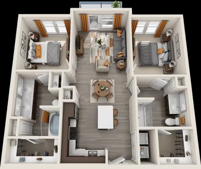 B1H 1196 floor plan