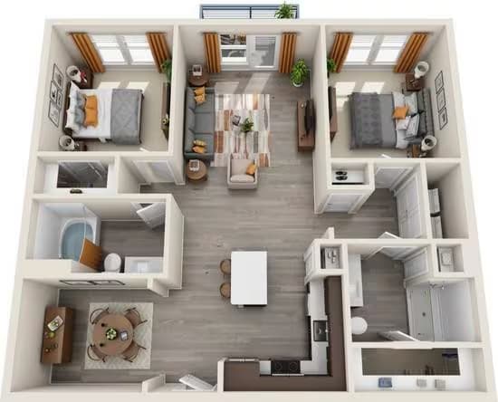 B2 1051 floor plan