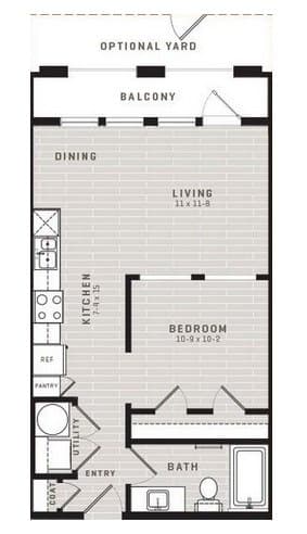 Bungalow 1-1058 floor plan