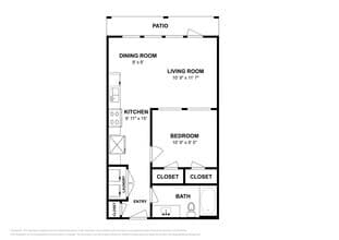 Studio 2-2318 floor plan