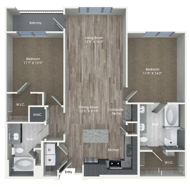 B4 2401 floor plan