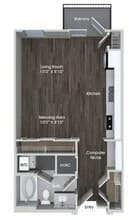 E1 Income Regulated 1244 floor plan