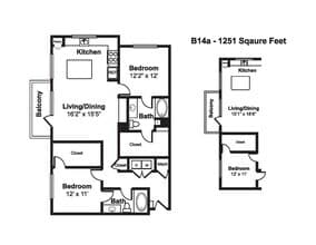 B14 1417 floor plan
