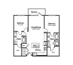 B5 2116 floor plan