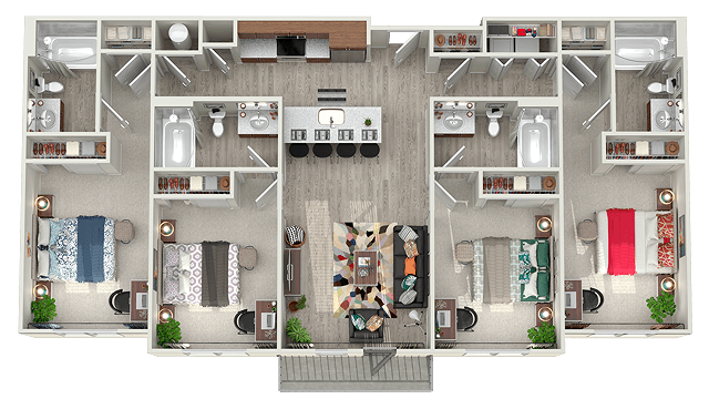Unit Private Private floor plan