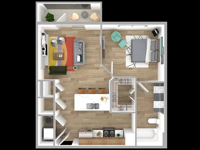 Unit 439 322 floor plan