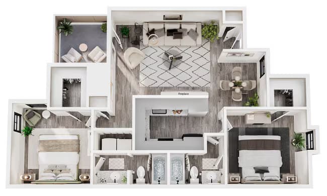 Unit 1602 1602 floor plan