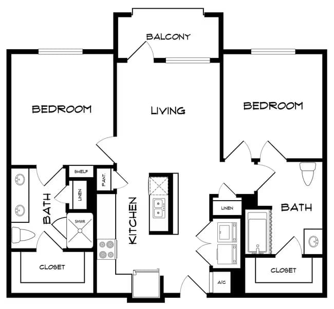 Unit 1104 1104 floor plan