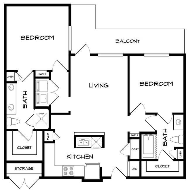 B2 - Windsor 1209 floor plan