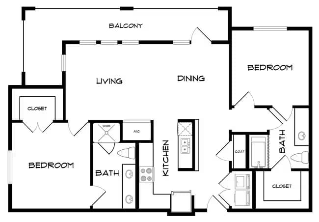 Unit 6118 6118 floor plan