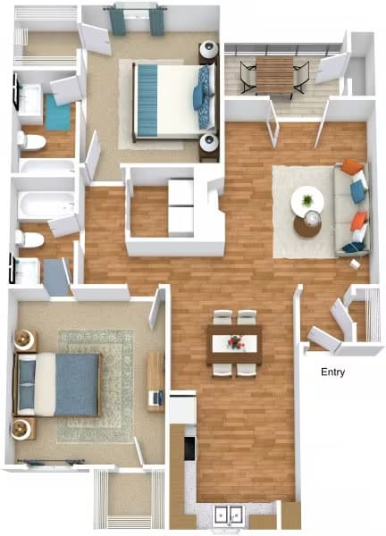 Unit 2304 2001 floor plan
