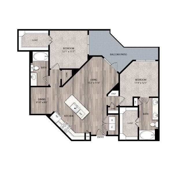 Unit 2308 2308 floor plan