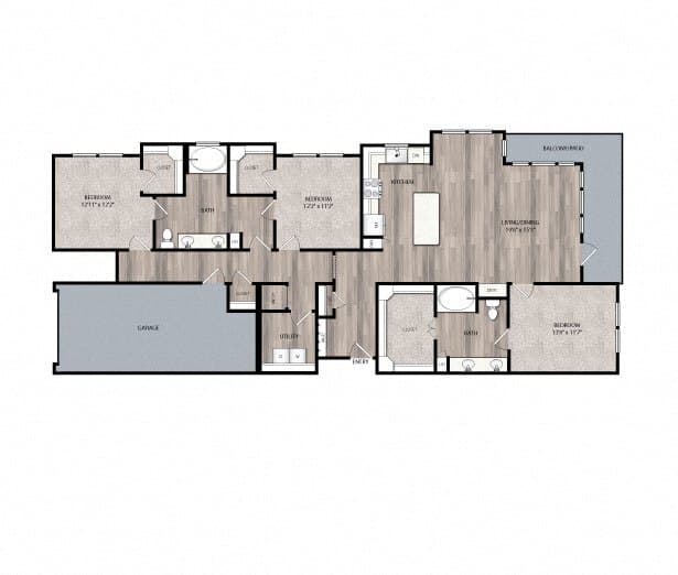Unit 2100 2100 floor plan