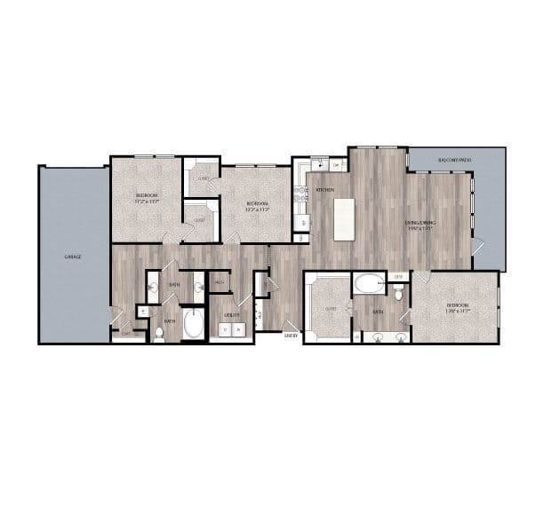 Unit 4125 4125 floor plan