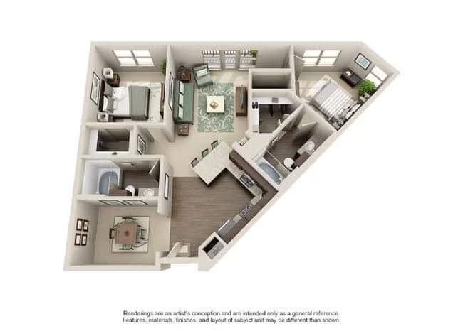 Unit 1455 1455 floor plan
