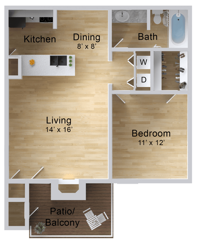 Unit 0216 0216 floor plan