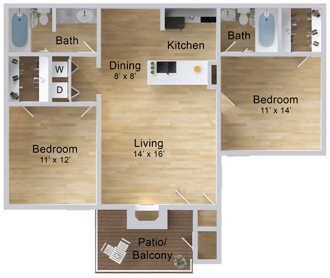 Unit 0203 0203 floor plan
