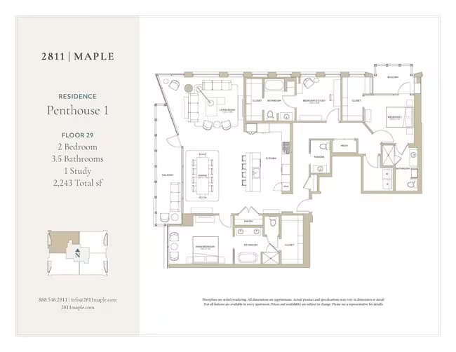 3 Beds • 3 Bath 3003 floor plan