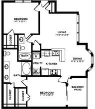 The Yacht 09-101 floor plan