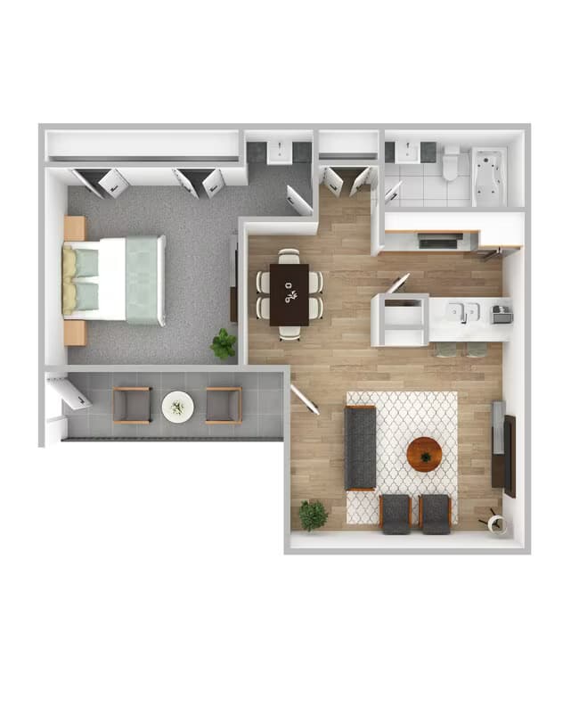 A1Q- Renovated 502 floor plan