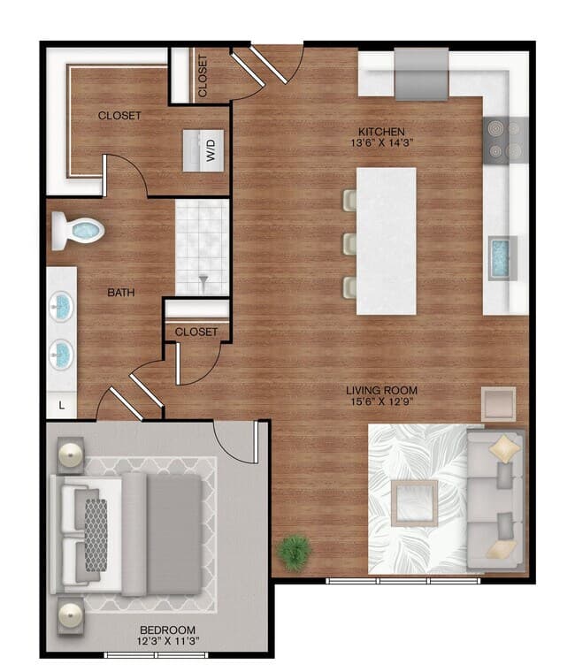 Unit 1417 1417 floor plan