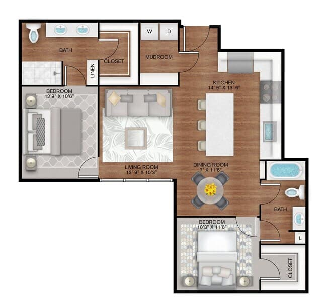 Unit 2629 2629 floor plan
