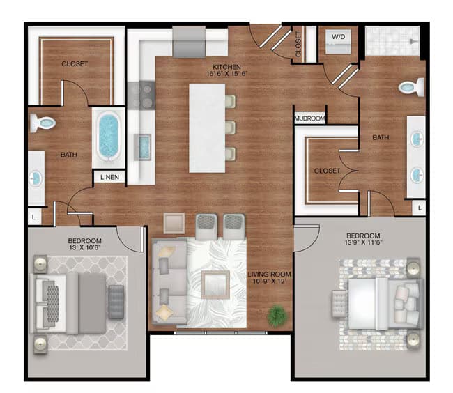 Unit 2622 2622 floor plan