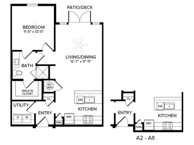 A2 1-128 floor plan