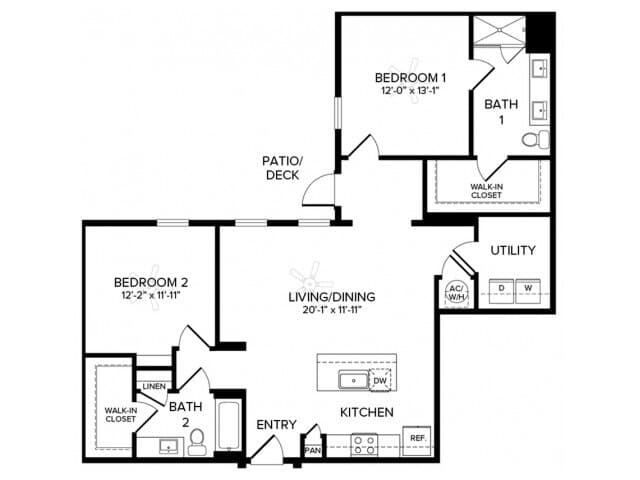 B3 1-312 floor plan