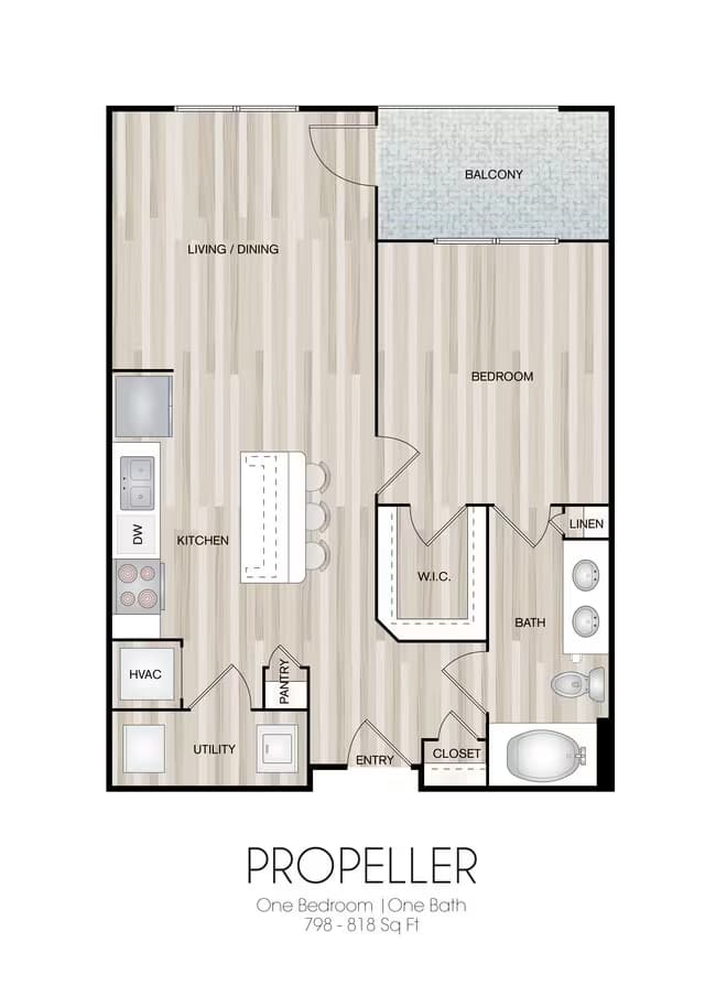 Unit 1223 1223 floor plan