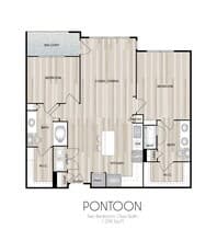 Pontoon & Wake 1207 floor plan