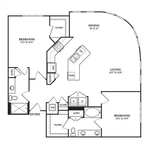 Unit 1057 1057 floor plan