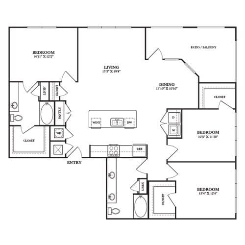 Unit 2030 2030 floor plan