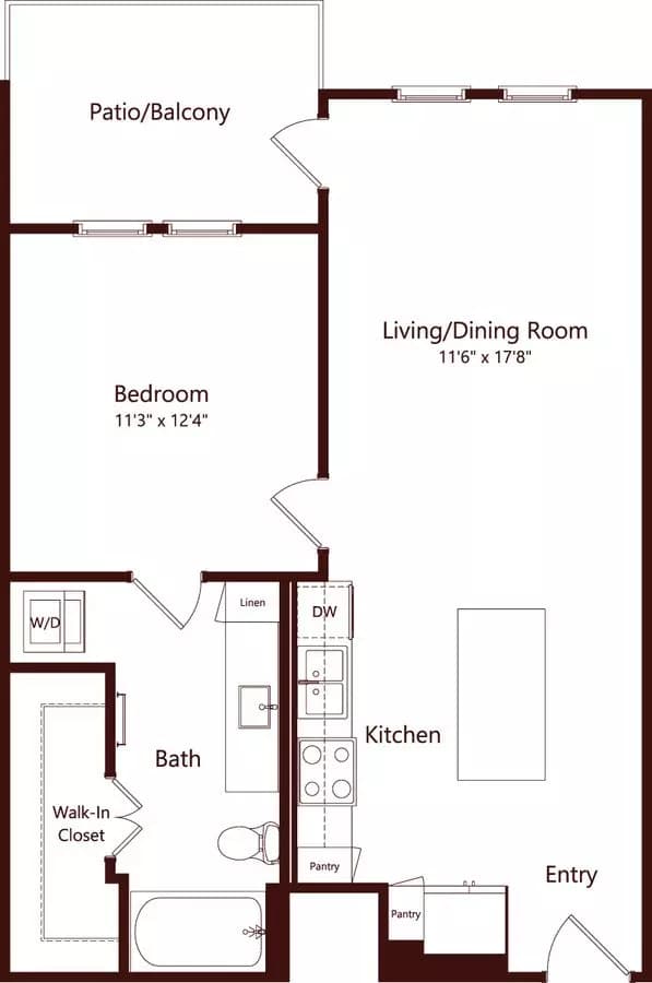 A2 1-1115 floor plan