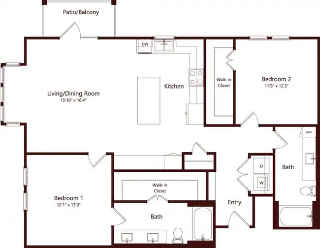 B3 4-4304 floor plan