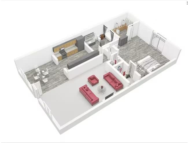 Unit 221 221 floor plan