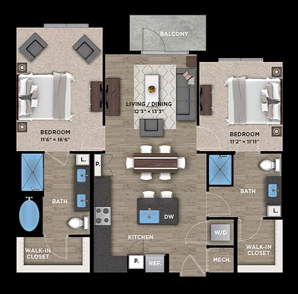 Unit 6-6306 5-5302 floor plan