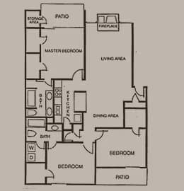 C-1 2879CC floor plan