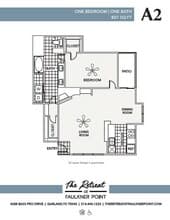 1 Bed/1 Bath Platinum 4288-101 floor plan